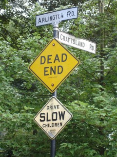 Drive Slow Sign - Arlington Rd at Craftsland Rd