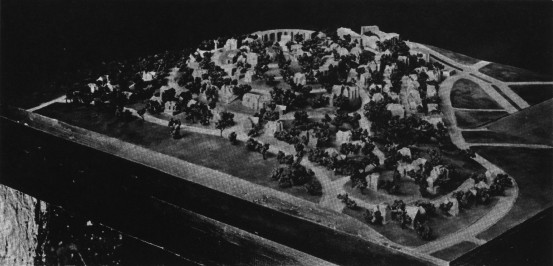 Model of Aspinwall Hill as Executed