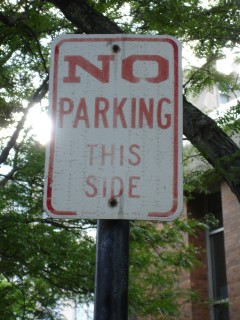 No Parking Sign - Heath St