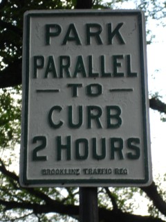 Park Parallel Sign - South St