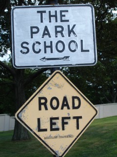 Park School Sign