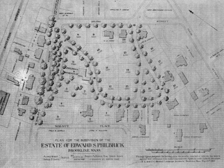 Figure 7. Plan for Philbrick Estate, or "Pill Hill.