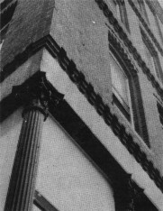 Elaborate Brickwork and Corinthian Columns of St. Andrew Building